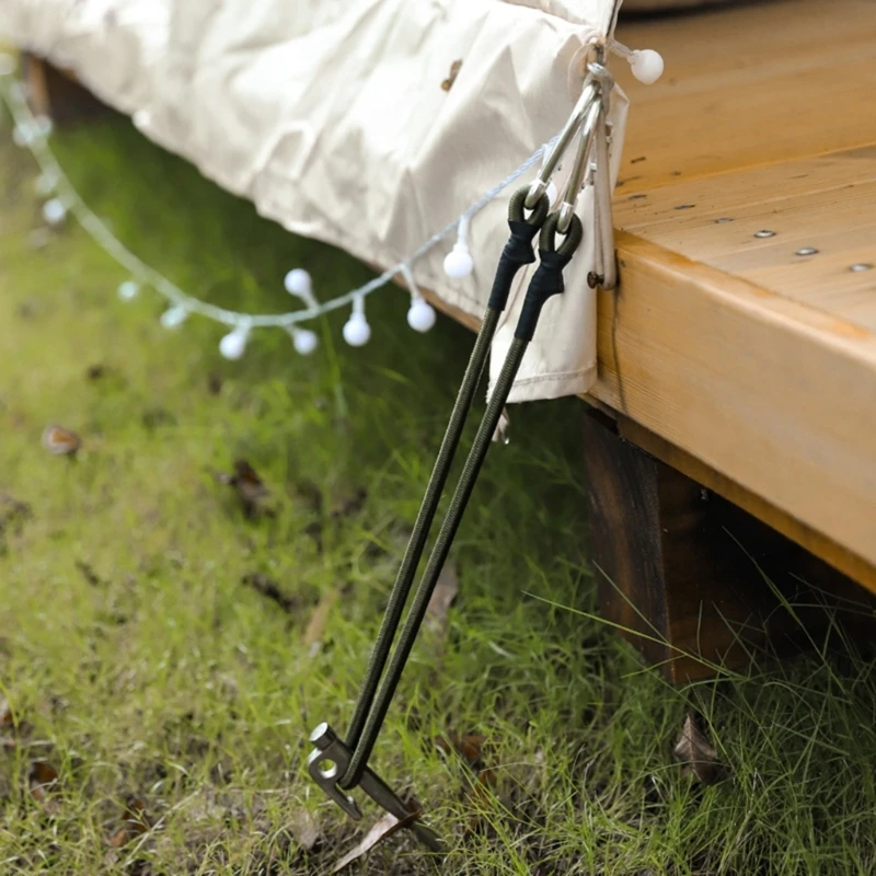 Открытый Банджи-Шнур 25UC с Карабином Для Крепления Багажной Стяжки Эластичным Ремнем Изображение 1