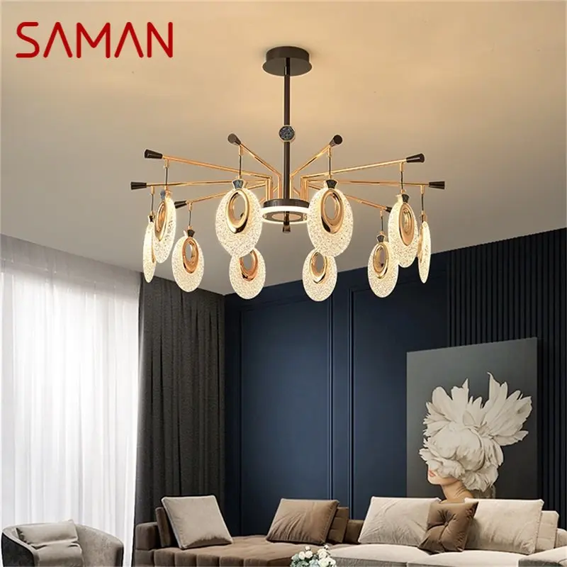Светодиодная люстра SAMAN Nordic Светильники Креативный подвесной светильник Home для украшения гостиной Изображение 0