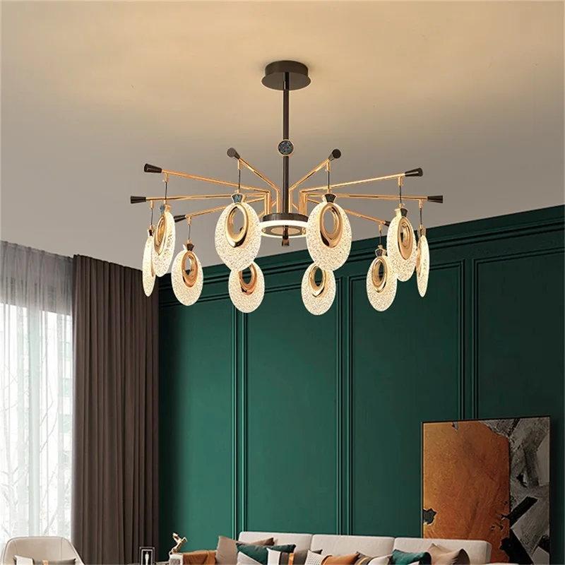 Светодиодная люстра SAMAN Nordic Светильники Креативный подвесной светильник Home для украшения гостиной Изображение 1