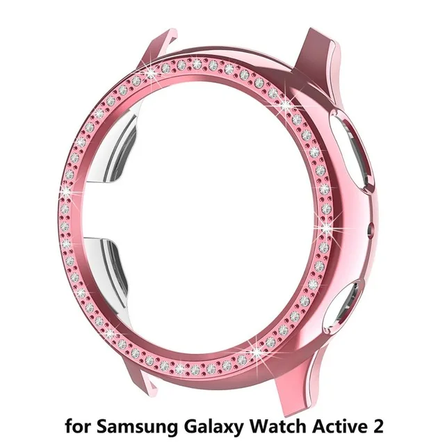 Чехол для часов Samsung galaxy watch active 2 40 мм 44 мм Защитный чехол со стразами для Galaxy Watch Active 2 шт. чехол-бампер Изображение 3