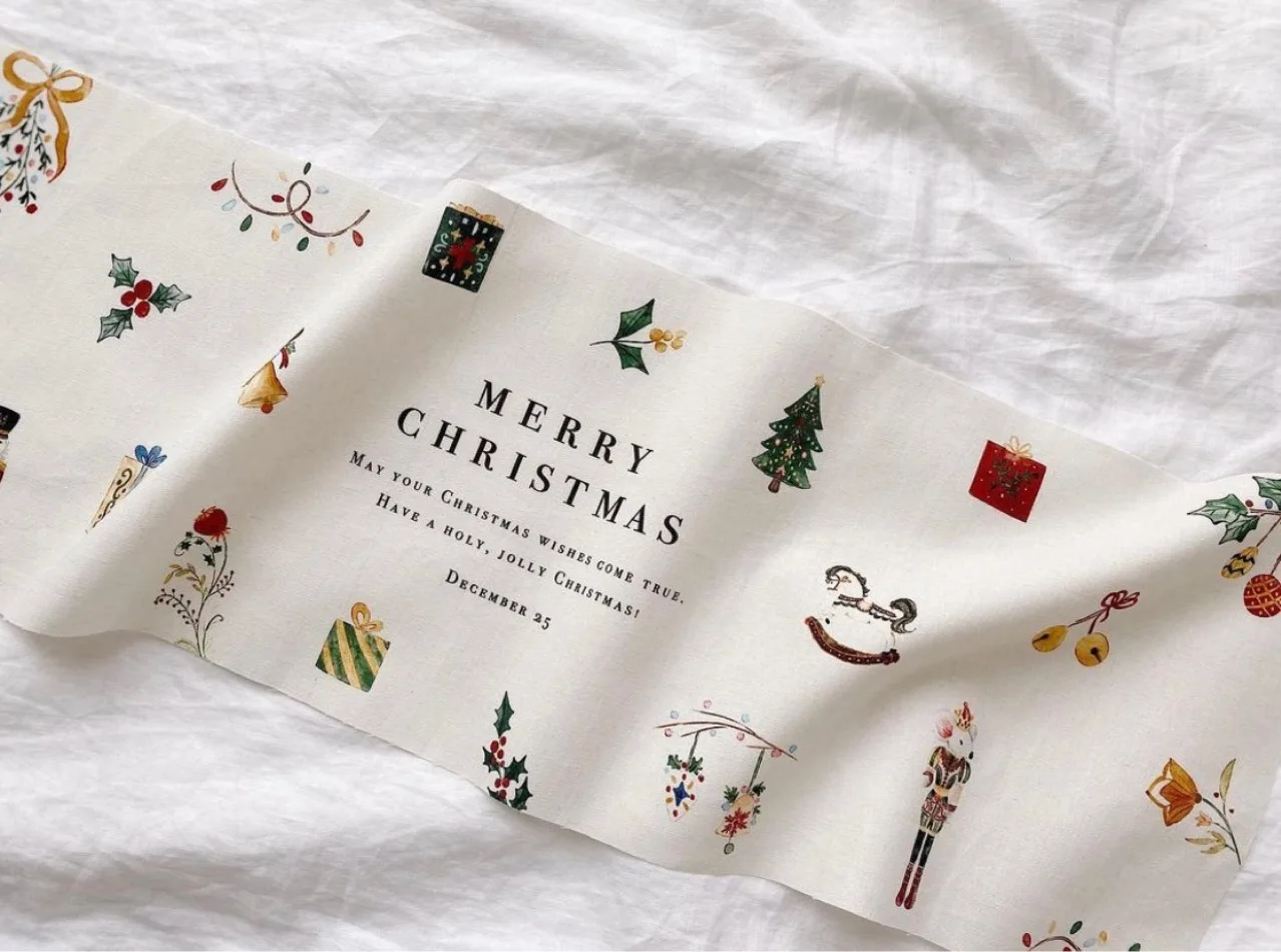 Рождественский баннер, флаг, Рождественская елка, баннер, Рождественское украшение для дома 2023, Рождественские украшения, подарки, Рождественская подвесная ткань Изображение 3