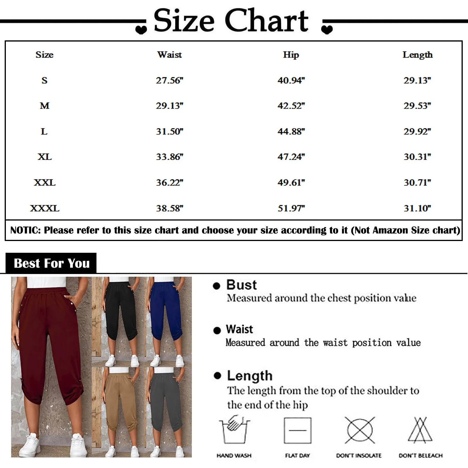 Женские брюки-капри, женские Летние бриджи 2023, укороченные брюки с высокой талией, женские однотонные прямые брюки длиной до икр Изображение 5